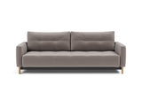 Pyxis D.E.L. sovesofa i 418 Esina Truffle, set forfra