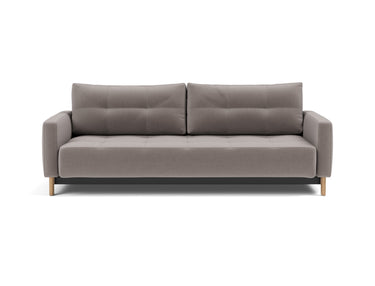 Pyxis D.E.L. sovesofa i 418 Esina Truffle, set forfra