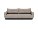 Pyxis D.E.L. sovesofa i 472 Yuveno Warm Grey, set forfra