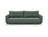Pyxis D.E.L. sovesofa i 518 Elegance Green, set forfra