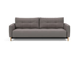 Pyxis D.E.L. sovesofa i 521 Mixed Dance Grey, set forfra