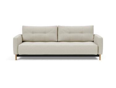 Pyxis D.E.L. sovesofa i 527 Mixed Dance Natural, set forfra