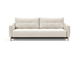 Pyxis D.E.L. sovesofa i 531 Bouclé Off White, set forfra