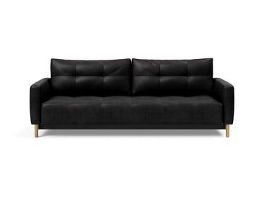 Pyxis D.E.L. sovesofa i 550 Faunal Black, set forfra