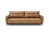 Pyxis D.E.L. sovesofa i 551 Faunal Brown, set forfra