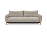 Pyxis D.E.L. sovesofa i 579 Kenya Gravel, set forfra