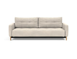 Pyxis D.E.L. sovesofa i 594 Corduroy Ivory, set forfra