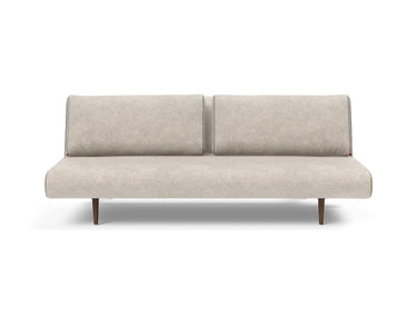 Unfurl Lounger sovesofa i 280 Avella Sand, set forfra