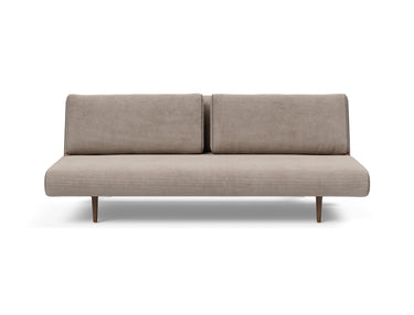 Unfurl Lounger sovesofa i 318 Cordufine Beige, set forfra