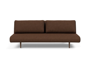 Unfurl Lounger sovesofa i 359 Taura Cappuccino, set forfra