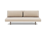 Unfurl Lounger sovesofa i 410 Esina Almond, set forfra