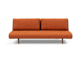 Unfurl Lounger sovesofa i 412 Esina Rust Orange, set forfra