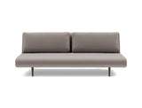 Unfurl Lounger sovesofa i 418 Esina Truffle, set forfra