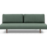 Unfurl Lounger sovesofa i 518 Elegance Green, set forfra