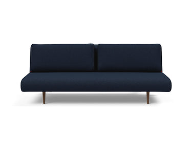 Unfurl Lounger sovesofa i 528 Mixed Dance Blue, set forfra