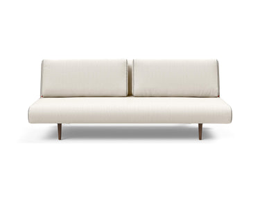 Unfurl Lounger sovesofa i 531 Bouclé Off White, set forfra