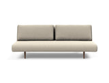 Unfurl Lounger sovesofa i 539 Bouclé Beige, set forfra