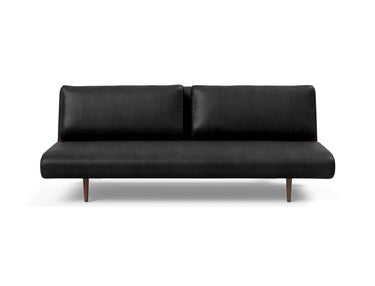 Unfurl Lounger sovesofa i 550 Faunal Black, set forfra