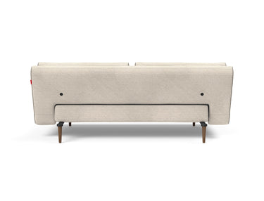 Unfurl Lounger sovesofa i 594 Corduroy Ivory, set bagfra