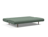 Unfurl Lounger sovesofa i 518 Elegance Green, slået ud til seng