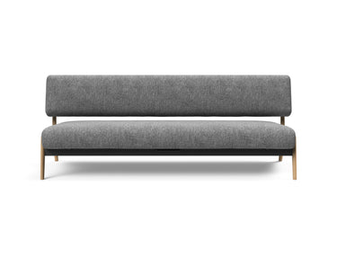 Nolis daybed i 563 Twist Charcoal, set forfra