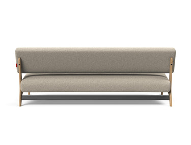 Nolis daybed i 539 Bouclé Beige, set bagfra
