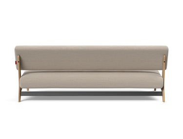 Nolis daybed i 612 Blida Sand Grey, set bagfra