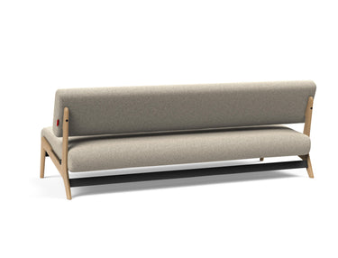 Nolis daybed i 539 Bouclé Beige, set skråt bagfra