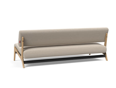 Nolis daybed i 612 Blida Sand Grey, set skråt bagfra