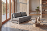Cubed 140 Chrom sovesofa i 565 Twist Granite i en stue, billede 4