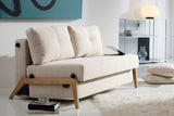 Cubed 160 Wood sovesofa i 612 Blida Sand Grey i en stue, billede 6