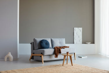 Cubed 140 Wood sovesofa i 565 Twist Granite i en stue, billede 6