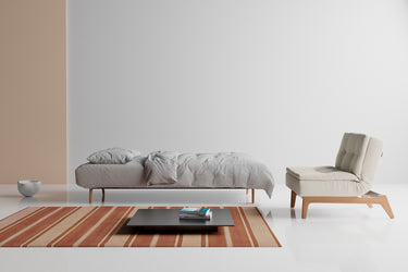 Dublexo Eik sovesofa i 527 Mixed Dance Natural i en stue, billede 5