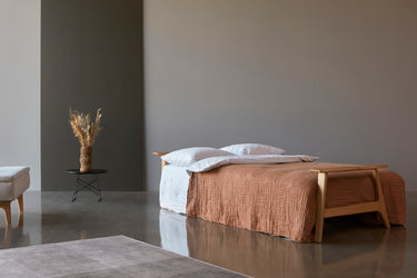 Dublexo Frej sovesofa i 527 Mixed Dance Natural i en stue, billede 6