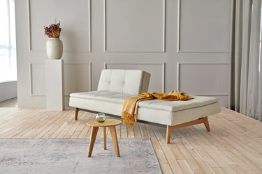 Dublexo Eik sovesofa i 527 Mixed Dance Natural i en stue, billede 3