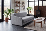 Eivor 160 sovesofa med Dual madras i 565 Twist Granite i en stue