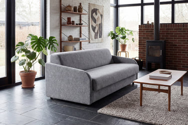Eivor 160 sovesofa med Dual madras i 565 Twist Granite i en stue