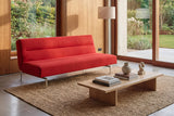 Jillis sovesofa i 511 Elegance Red i en stue