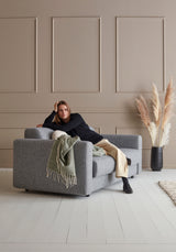 Killian 140 sovesofa (Dual Madras) i 565 Twist Granite i en stue, billede 2