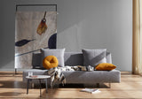 Long Horn D.E.L sovesofa i 565 Twist Granite i en stue
