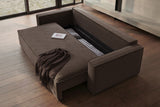 Newilla sovesofa i 530 Bouclé Taupe i en stue, billede 3
