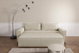 Newilla sovesofa i 357 Taura Off White i en stue, billede 5