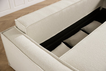Newilla sovesofa i 357 Taura Off White i en stue, billede 6