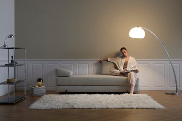Sigmund Indu daybed i 579 Kenya Gravel i en stue, billede 6