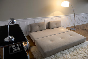 Sigmund Indu daybed i 579 Kenya Gravel i en stue, billede 7