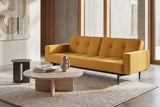 Splitback Styletto Dark Wood sovesofa i en stue