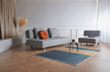 Long Horn D.E.L sovesofa i 565 Twist Granite i en stue, billede 4