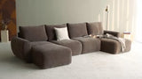 Norum sovesofa U-form med Curve armlæn – sofa, lounger og seng