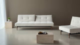 Splitback Styletto Dark Wood sovesofa – fra sofa til seng