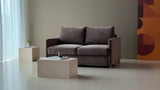 Neah 140 sovesofa med slim armlæn – fra sofa til seng